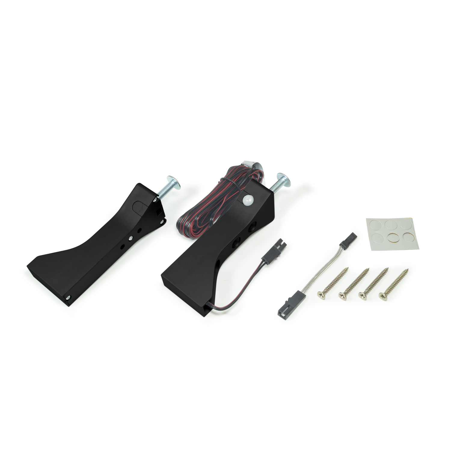 Mec rack set kastbaarhouders zwart+kabel+sensor